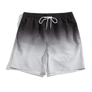 <b>Men's</b> Solid Quick Dry Board Shorts Mid Length Drawstring Waist Lightweight Casual Beach Swim <b>Trunks</b> - Product Image 4