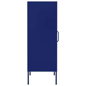 Armoire de rangement en acier bleu marine 16,7''x13,8''x40'' - Product Image 4