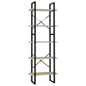 Librería de 5 niveles Sonoma Oak de madera de ingeniería, 23.6 x 11.8 x 68.9 pulgadas - Product Image 2