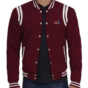 Chaqueta de invierno ligera y transpirable, hecha a medida, estilo Letterman para hombre, fabricada en Pakistán. - Product Image 1