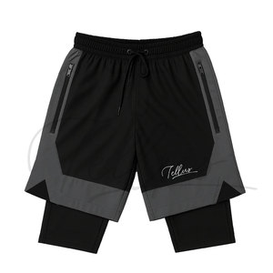 Pantalones Cortos Awrah para Hombre al Mejor Precio, Sólidos, 100% Algodón, Casuales, de Secado Rápido, Transpirables, Cintura Elástica, Modestos, Musulmanes, para Fitness y Actividades - Product Image 1