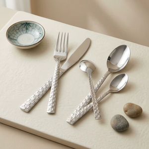 Cubertería de Plata Reutilizable con Doble Asa, Diseño Exclusivo Royal, Venta al por Mayor, Cuchara y Tenedor de Plata - Product Image 6