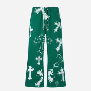 Pantalon de survêtement évasé en satin pour femme, nouvelle collection 2026, haute qualité, couleur personnalisable, en promotion - Product Image 4