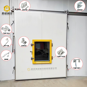 Accessoires industriels de haute qualité pour contrôleur d'<span class=keywords><strong>air</strong></span> stockage à froid ouvre-porte coulissante arrêt fin cintre Guide roue-vis facile - Product Image 3