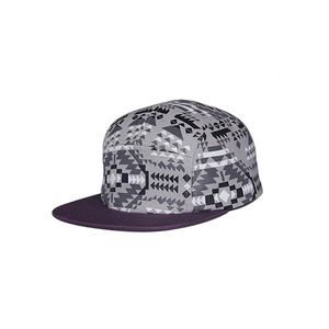 Gorra de hombre con patrón geométrico, estilo urbano, visera morada, tela de malla transpirable, gorra informal de primavera/verano para venta en línea - Product Image 2