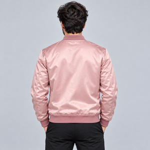 Mens Designer <b>Rhinestone</b> Satin <b>Jacket</b> Premium Shiny Crystal Decoration Stylish Bomber Coat Fashion Hip Hop Streetwear Luxury - Product Image 3
