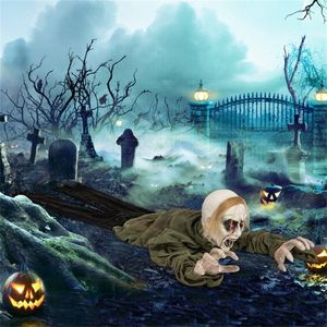 Decorazioni di Halloween a tema zombie con occhi luminosi e suoni spaventosi, ornamento festivo per decorazioni di Halloween - Product Image 5