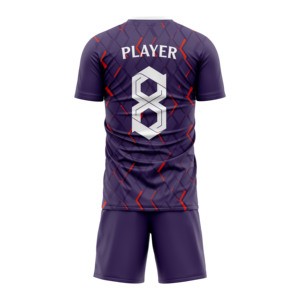 Conjunto de Uniforme de Fútbol Transpirable de Secado Rápido de Alta Calidad Más Vendido, con Manga Corta y Logotipo Personalizado - Product Image 2