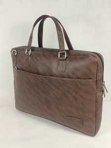 Maletín Portátil de Cuero Sintético PU Negro para Hombre y Mujer, Bolso de Mano para Oficina con Asas Dobles y Correa para el Hombro - Product Image 5