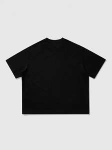Camisetas de algodón personalizadas de gran tamaño con estampado, fabricante de camisetas de lujo con pedrería para hombre, camisetas gráficas de streetwear de verano de gran gramaje - Product Image 4