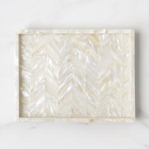 Plateau Feng Shui de Luxe Fait Main Écologique avec Incrustations en Os – Design Décoratif Élégant, Qualité Supérieure pour la Maison et la Cuisine (Idéal pour Servir) - Product Image 1