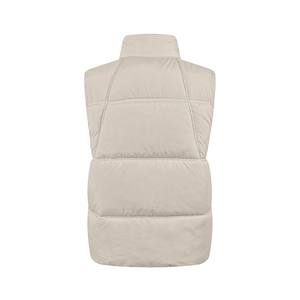 Rompi Wanita Tanpa Lengan Berlapis Isolasi, Kerah Tegak, Bahan Poliester, Pakaian Musim Dingin - Product Image 6