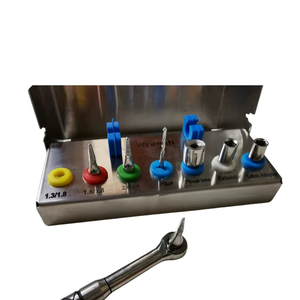 Kit d'extraction d'implants dentaires, ensemble de septures osseuses, outils de démontage de fixations, clé à douille, 1 ensemble, kit allemand de retrait de vis cassées pour chirurgie - Product Image 2