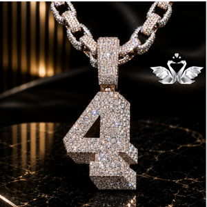 Luxury Hip Hop Moissanite Cuban <b>Chain</b> Necklace 925 Silver Iced Out <b>Rapper</b> Jewelry for Men - Product Image 1