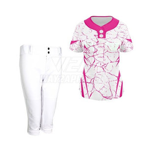 ชุดซอฟต์บอล เสื้อเจอร์ซีย์และกางเกงระบายอากาศได้ดี สำหรับฝึกซ้อมและแข่งขันของทีม - Product Image 6