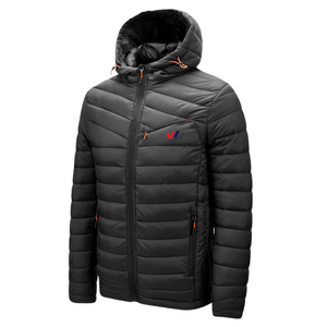 Veste matelassée à capuche pour homme, légère, chaude et isolante, vêtements d'extérieur d'hiver, logo personnalisé, manteau décontracté, sports d'hiver en plein air - Product Image 3