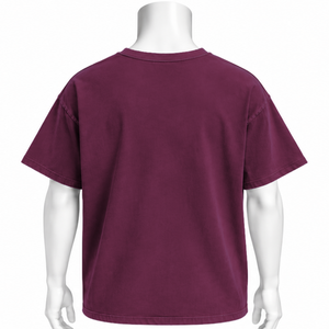 เสื้อยืดพิมพ์ลาย Plum Weathered Pocket Tee วินเทจ ผ้าฝ้ายฟอกสี แขนสั้น ทรงหลวม สวมใส่สบาย มีกระเป๋าเสื้อ ลำลอง ใส่ได้ทุกวัน สไตล์สตรีทแวร์ - Product Image 2