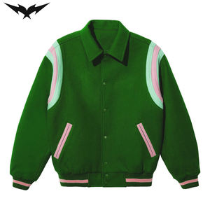 Unisex Varsity <b>Jackets</b> Custom Baseball Letterman Embroidery Woolen Style Warm Winter Bomber <b>Jacket</b> <b>Patchwork</b> Camouflage - Product Image 1