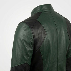 Modern Motorcycle <b>Leather</b> <b>Jacket</b> Waterproof Windproof Design Slim Fit <b>Winter</b> <b>Jacket</b> For Street Riding - Product Image 6