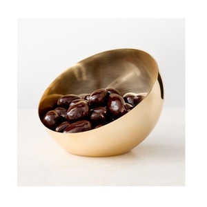Bol à collation en acier inoxydable pour chocolat et noix, prix de gros, magnifique bol - Product Image 4