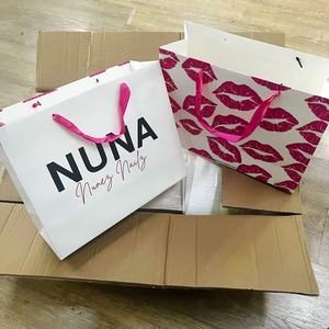 Cosmetics Clothes Packaging Paper Bag Personalized Green Luxury Custom Paper Shopping Bags - Product Image 2