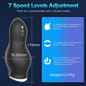 Automatic <strong>Male</strong> <strong>Vibrating</strong> Suction Cup Dragon Design Rechargeable Hands-Free Personal Massager Quiet Motor Wellness Device - Product Image 6