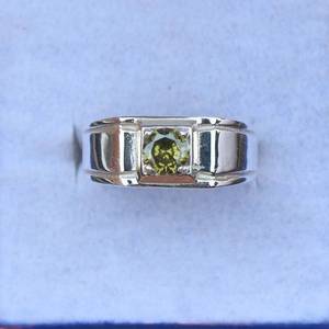 Bague en tsavorite verte, argent sterling 925, pierre de naissance de janvier, bague de fiançailles ou de promesse, cadeau pour elle - Product Image 3