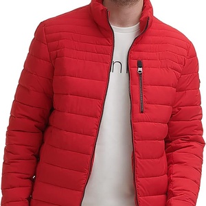 Hot Selling Custom Men's <b>Winter</b> Puffer <b>Jacket</b> <b>Waterproof</b> Zipper Casual Style Canvas Fabric OEM ODM Puffer <b>Jacket</b> for men - Product Image 5