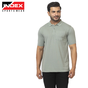 Camiseta Polo de Manga Corta para Hombre INDEX, Color Gris Oscuro, Estilo Casual, Tejido Transpirable, Corte Regular - Product Image 6