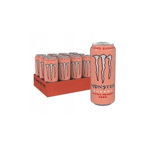 Boisson énergisante à la saveur de pêche exotique Monster Ultra Peachy Keen, un favori du marché très demandé - Product Image 1