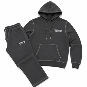 Premium Heavyweight Hoodie <b>Jogger</b> <b>Set</b> Oversized Fleece Tracksuit Custom Pullover Sweatshirt <b>Matching</b> Sweatpants Streetwear - Product Image 1
