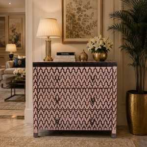 Bone Inlay <b>Drawer</b> 2 Living Room Luxury Design Furniture Cabinet <b>for</b> <b>Sale</b> Hand Made Bone Inlay Table <b>for</b> Small Size - Product Image 6