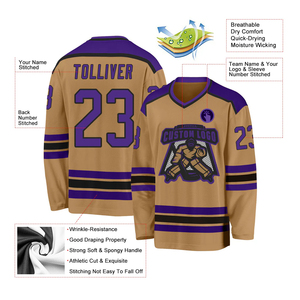 Uniforme de Hockey sobre Hielo Personalizado, Fabricante de Camisetas de Hockey sobre Hielo de Poliéster, Ropa de Equipo de Alta Calidad, Camiseta de Hockey sobre Hielo Personalizada - Product Image 3