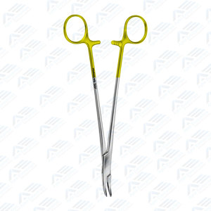 Instrument médical chirurgical, forceps orthopédiques, porte-aiguilles, forceps Durogrip Tc Heaney, porte-aiguilles incurvé - Product Image 5