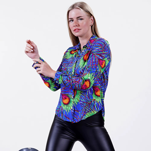 Chemisiers à imprimé léopard pour femmes, amples, grandes tailles, élégants, pour le bureau, à manches longues, décontractés, mode féminine, hauts tendance - Product Image 4