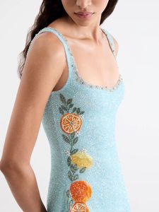 Vestido de Noche Corto con Cuentas de Lujo para Mujer |   Vestido de cóctel ajustado sin mangas con cuello en V profundo |   Vestido de Fiesta al por Mayor - Product Image 2