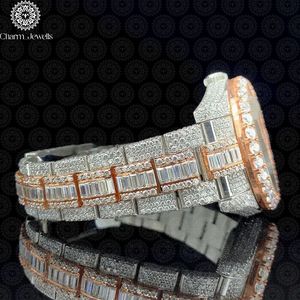 Charm_Jewells Luxury Stainless Steel Round Quartz <b>Watch</b> Analog Dial Sapphire Crystal Diamond Bezel Women - Product Image 3