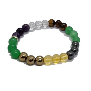 Bracelet en pierres précieuses de cristal de haute qualité, sept pierres, bijou de charme tendance pour homme et femme, pour la méditation énergétique, cadeau. - Product Image 1