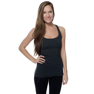 Débardeur sans manches en jersey uni pour femme, écologique, séchage rapide, respirant, vêtements de sport - Product Image 2