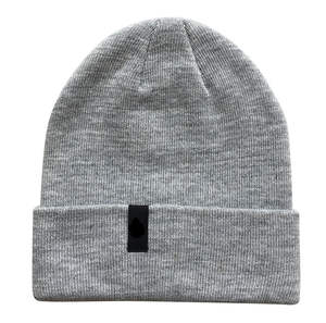 Gorro de punto acanalado liso, cálido y elástico, con dobladillo, gorro de invierno, gorro para uso diario, venta al por mayor personalizada - Product Image 5