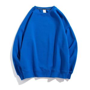 Sweat-shirt à col rond surdimensionné vert menthe unisexe, décontracté, tricoté, couleur unie, vêtement d'automne, coupe classique, manches longues 20247 - Product Image 3