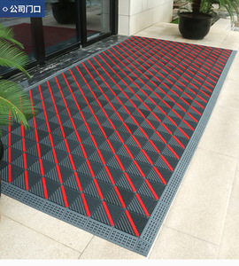 Alfombra de Entrada Antideslizante Moderna, Alfombra Modular de EVA para Eliminar Polvo y Nieve, Revestimiento de Vinilo con Diseño Gráfico - Product Image 4