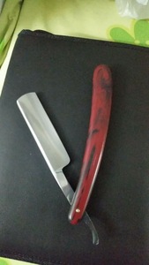 Stainless Steel Straight <b>Razor</b> for <b>Men</b> with Acrylic Handle-Safe Shaver for Face & Body Hair Cutti - Product Image 6