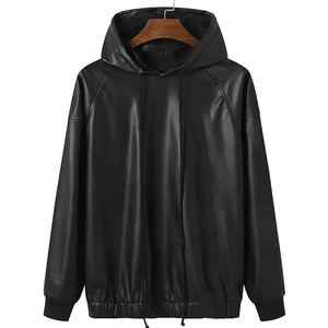 Modern Genuine Leather Winter Hoodie Premium Quality <b>Men</b>’s <b>Hoodies</b> Collection for <b>Men</b> Women Featuring Hooded Outerwear - Product Image 1