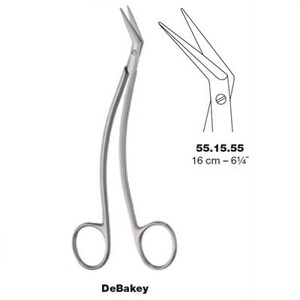 Ciseaux vasculaires Diethrich Gregory, ciseaux Hegermann en acier inoxydable personnalisés, qualité supérieure, coupe super précise, MEDIHEAL SURGICAL - Product Image 4