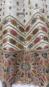 Colección de Lehenga-Choli de Seda Slub de Primera Calidad con Hilos Múltiples y Trabajo de Lentejuelas-Gota Patti-Diamond, Moda Femenina - Product Image 6
