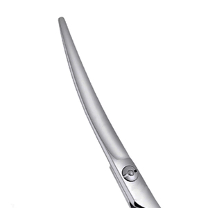 Curved <b>Dog</b> Grooming <b>Scissors</b> 6.5 Inch 30 Degree Stainless Steel Right-Handed Thinning Pet Hair Cutting Professional Groomer Tool - Product Image 2