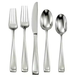 Ensemble de couverts en acier inoxydable poli, vaisselle de haute qualité pour restaurants et complexes hôteliers - Product Image 3