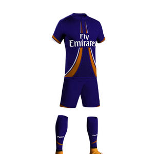 Maillots de football personnalisés pour adultes et enfants, ensemble short et maillot en polyester respirant à séchage rapide, équipement de football - Product Image 2