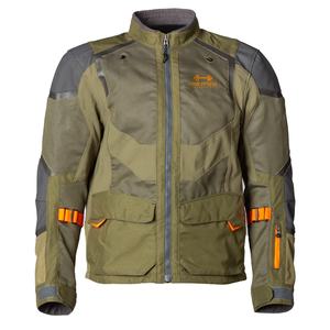 Blouson de moto en cuir véritable pour homme, style motard, avec protections, poches zippées, coupe-vent, pour la conduite en extérieur - Product Image 1